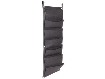 Vertical Grow Bag 7 textilní květináče na zeď černá balení 1 ks
