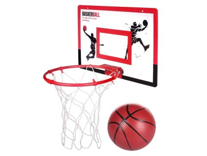 Teamer basketbalový koš s deskou červená balení 1 ks