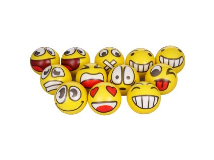 Smiley Hopik antistresový míček 12 ks balení 1 sada