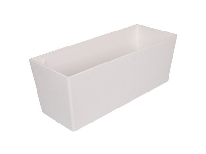 Florence Stone dekorativní truhlík 75 cm bílá balení 1 ks