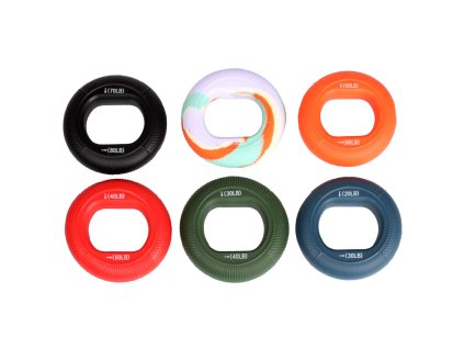 Grip Ring 6 Set sada posilovacích kroužků mix barev balení 1 sada