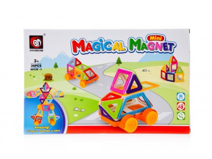 Magical Magnet M032B Magnetická stavebnice 3 - 38 dílů, KX9815