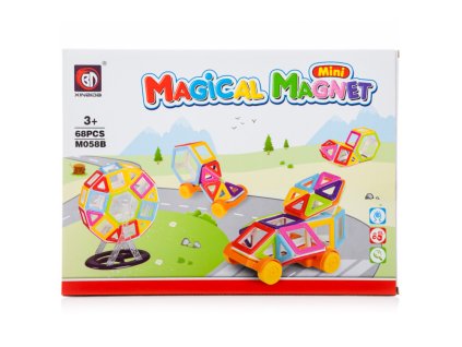 Magnetická stavebnice Magical Magnet 68 dílů, KX9818