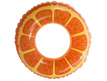Kruh na plavání Pomeranč 90 cm, KX7564