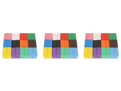 Dřevěné domino barevné 407ks, 9357