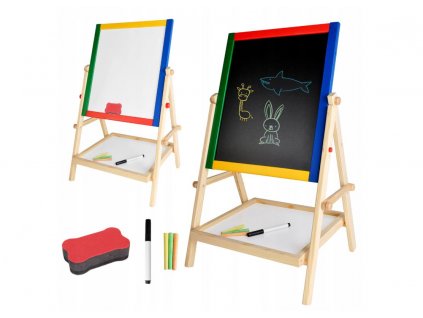 Multifunkční oboustranná tabule pro děti 42x35cm, 8905