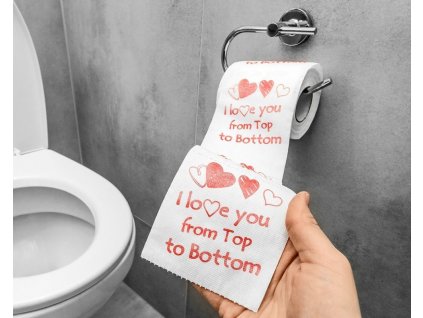 eng pl Toilet paper I LOVE YOU XL 2805 6