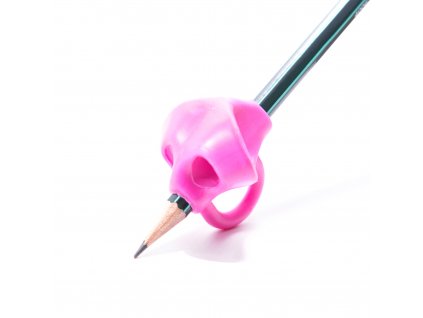 KIK KX6306_1 Pomůcka pro správné držení tužky - růžová