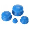 Verk 15871 Terapeutické silikonové baňky 4 ks modré