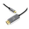 Verk 06315 Kabel displayport usb type-c 1.4 video audio usb-c 8k 4k 2k 1,8 m
