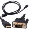 Verk 13144 Kabel vga - hdmi 1,3 m zlaté full hd konektory d-sub kabel