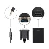 Kabelový převodník vga-hdmi full hd d-sub adaptér s 3,5 jackem a usb