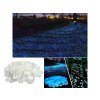 Fluorescentní svítící kamínky 100 ks, modrá