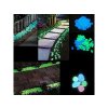 Fluorescentní svítící kamínky 100 ks, modrá