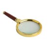 Ruční lupa 80mm gold glass elegant