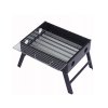 Cestovní gril přenosný skládací kufr na dřevěné uhlí kempování bbq