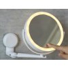 LED MAKE-UP ZRCADLO OTOČNÉ ZVĚTŠOVACÍ ZRCADLO S 360°