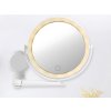 LED MAKE-UP ZRCADLO OTOČNÉ ZVĚTŠOVACÍ ZRCADLO S 360°