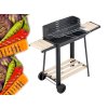 Zahradní gril velký gril na dřevěné uhlí nastavitelný rošt