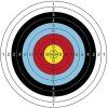 Archer Aim 60 terče na střelbu 10 ks balení 1 sada