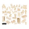 3D dřevěné puzzle nábytek pro panenky 34ks, 9423