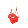 ISO 9919 Dětská plastová houpačka - červená