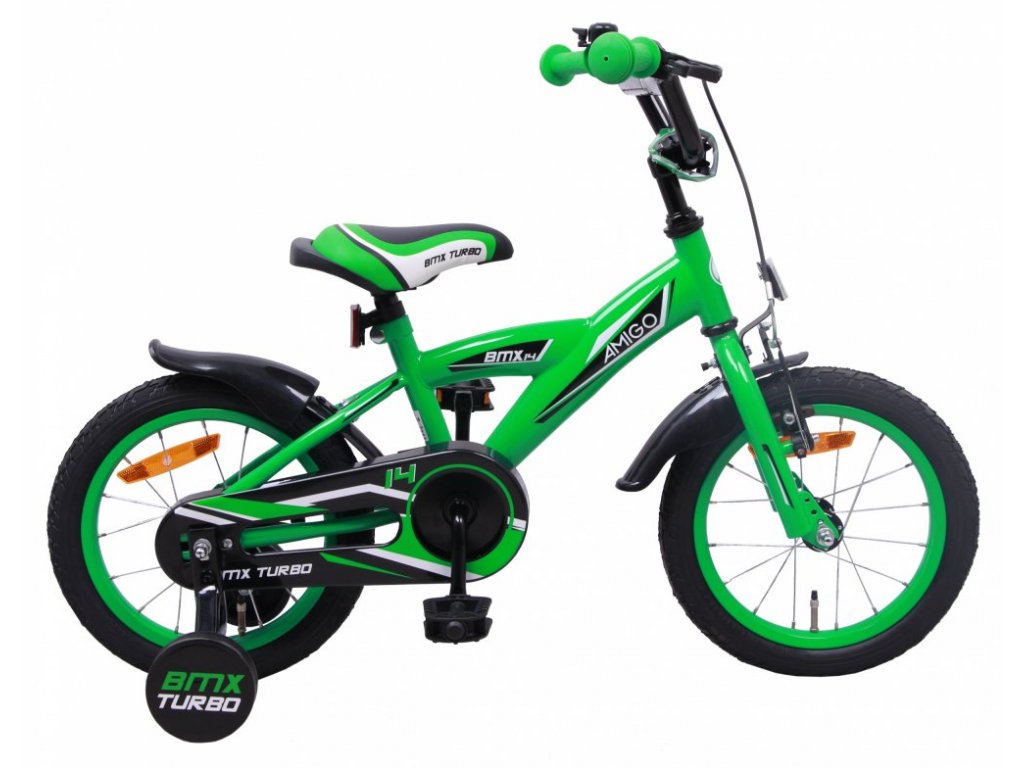 Dětské kolo AMIGO BMX Turbo zelená 14