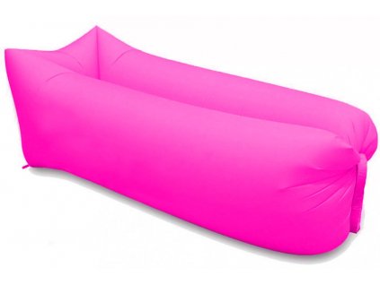 nafukovaci vak sedco sofair pillow lazy ruzovy
