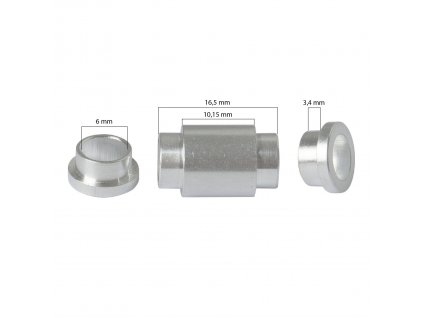 SPACER (10,15/16,5 mm) 8 ks + vymezovací podložky 16 ks, vnitřní průměr 6 mm