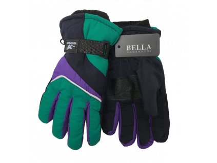 Dětské zimní rukavice Bella Accessori 9011S-4 zelená