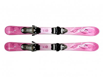 Dětské lyže Alpina Zoom růžové 90 cm