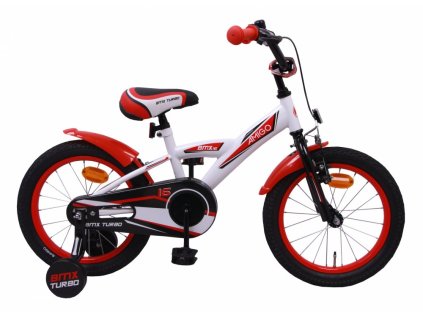Dětské kolo AMIGO BMX Turbo bílo-červená 16