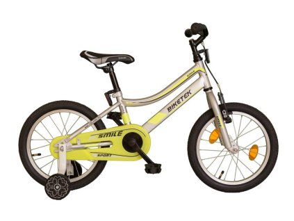 Dětské kolo Koliken Biketek Smile stříbrné 16