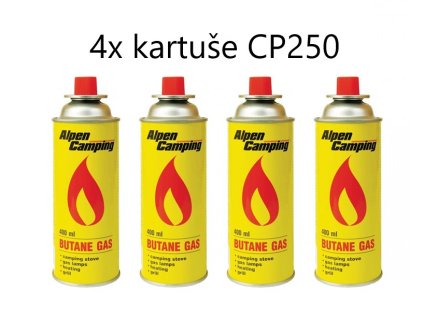 set 4x alpen camping plynova kartuse cp250 ik1004