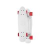skateboard playlife vinyl board white
