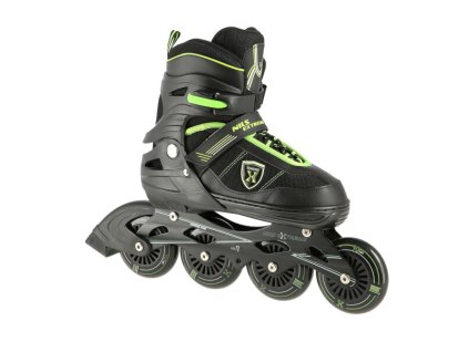 NA19088 ZELENÉ VEL.S(31-34) KOLEČKOVÉ BRUSLE NILS EXTREME (Velikost S(31-34))