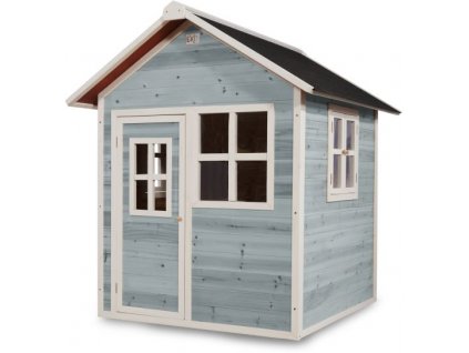 dřevěný domeček Loft 100 modrý
