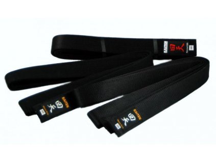 KAITEN ČERNÝ PÁS EXTRA ŠIROKÝ NA KIMONO KARATE- BAVLNA
