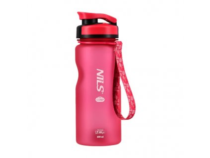 Tritanová láhev na pití NILS Camp NC1740 600 ml růžová