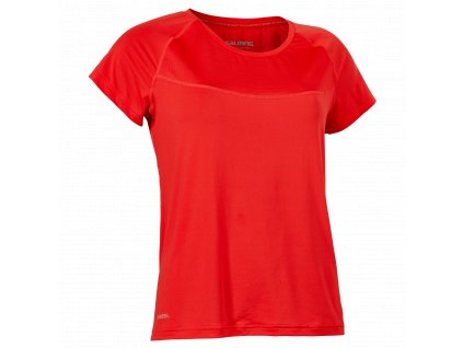 SALMING Run Laser Tee Women Poppy Red Melange