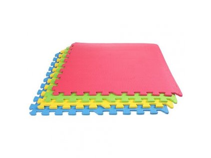 Colored Puzzle fitness podložka mix barev