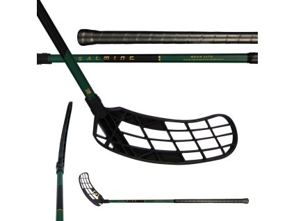 SALMING Quest1 Novalite 27 Black/Green (Délka hole 96 (107) cm, Strana hole Levá ruka dole)