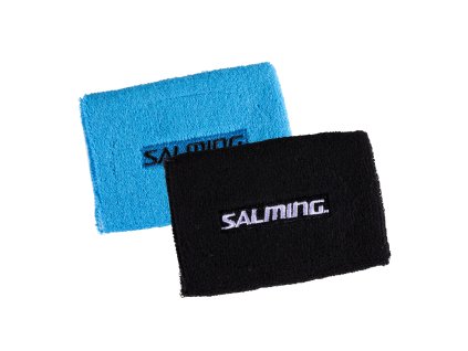 SALMING Wristband Mid 2.0 2-pack Cyan/Black