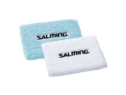 SALMING Wristband Mid 2.0 2-pack Turquoise/White