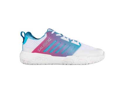 SALMING Recoil Strike 2 White/Cyan (Velikosti bot 8,5 UK - 43 1/3 EUR - 27,5 cm)