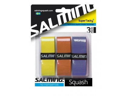 SALMING Squash SuperTacky+ OverGrip Mixed colours 3-pack