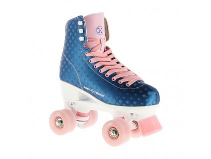 Quad kolečkové brusle NILS Extreme NQ14110 modré (Velikost 40)