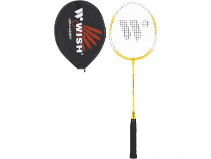 Badmintonová raketa WISH Alumtec 215 žlutá