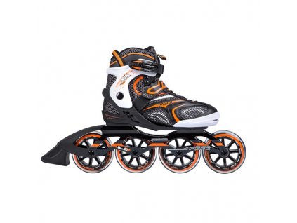 Kolečkové brusle NILS EXTREME NA 1060 S černo-oranžové (Velikost 39)