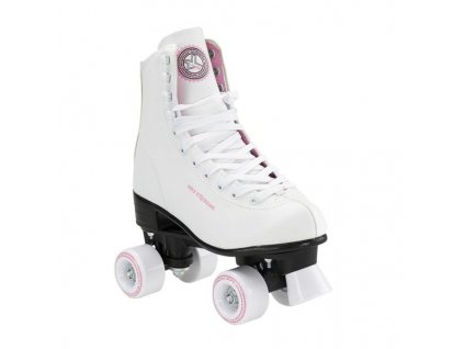 NQ 8400 S BÍLÉ QUAD KOLEČKOVÉ BRUSLE NILS EXTREME (Velikost 40)